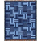 Tile Blue Blanket