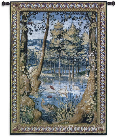 Verdure With Animals Wall Tapestry