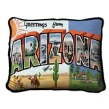 Greetings From Arizona Pillow