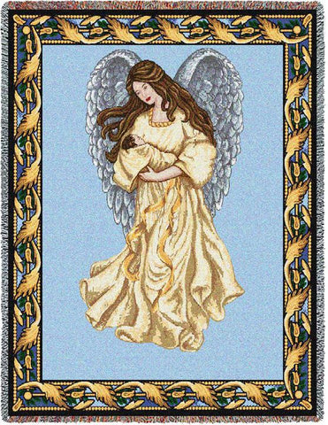 Guardian Angel and Baby 1 Blanket