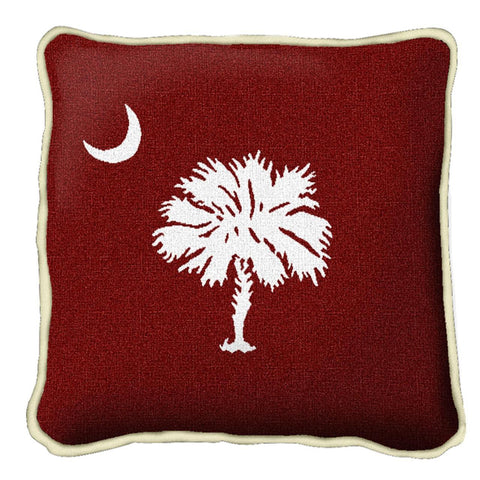 South Carolina Flag Pillow