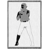 Baseball Silhouette Blanket