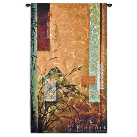 Volcano Bamboo Wall Tapestry