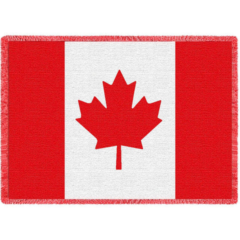 Canadian Flag Blanket