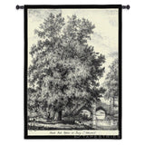 Black Poplar Wall Tapestry