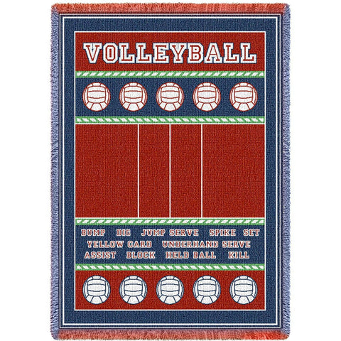 Volleyball Court Blanket