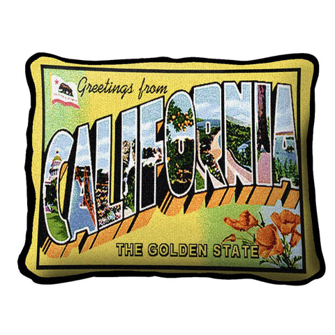 Greetings From California Pillow