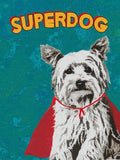 Superdog Wood Sign 25x34 (64cm x 87cm) Planked