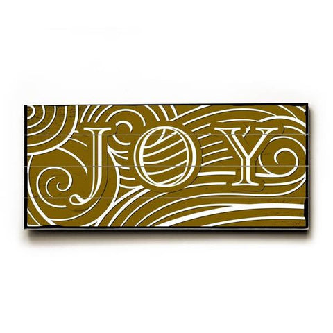 Joy Wood Sign 9x12 (23cm x 31cm) Solid