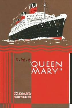 Queen Mary Wood Sign 9x12 (23cm x 31cm) Solid