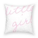 Little Girl Pillow 18x18