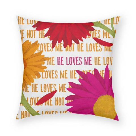 He Loves Me Pillow 18x18