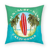 Sun Surf Sand Pillow 18x18