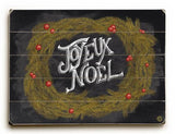 Joyeux Noel Wood Sign 9x12 (23cm x 31cm) Solid