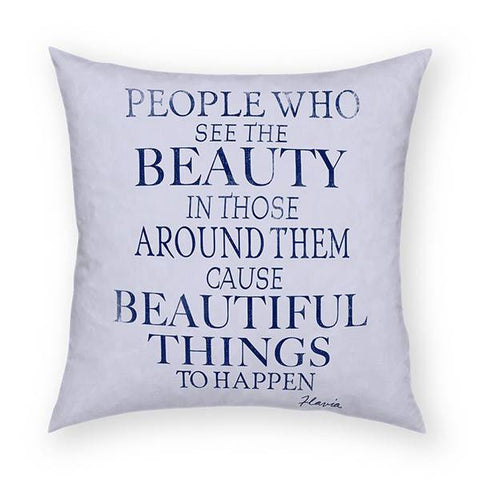 People Pillow 18x18