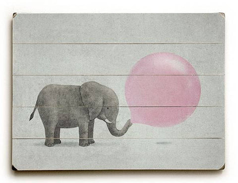 Jumbo Bubble Gum Wood Sign 9x12 (23cm x 31cm) Solid