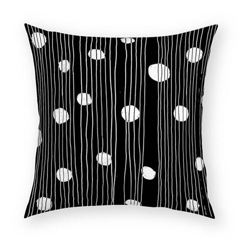 Polks Dot Stripes Pillow 18x18