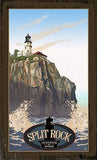 Split Rock Lighthouse Wood Sign 7.5x12 (20cm x31cm) Solid