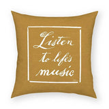 Life's Music Pillow 18x18