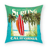 Gone Surfing Pillow 18x18