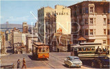 Powell Street, Cable Cars, San Francisco, Californ Wood Sign 7.5x12 (20cm x31cm) Solid