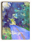 Summer Highway Wood Sign 9x12 (23cm x 31cm) Solid