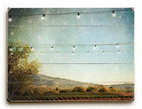 Starlit Vineyard Wood Sign 9x12 (23cm x 31cm) Solid