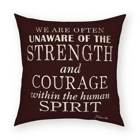 Strength & Courage Pillow 18x18