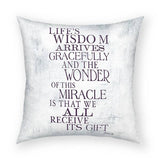 Life's Wisdom Pillow 18x18