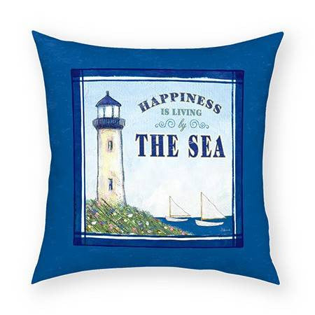 Living by the Sea Pillow 18x18