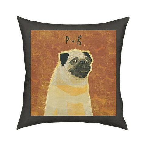 Pug Pillow Pillow 18x18