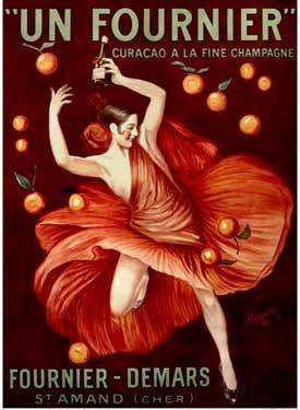 Leonetto Cappiello Un Fournier Poster Wood Sign 9x12 (23cm x 31cm) Solid