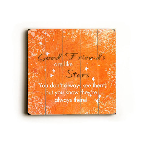 Good Friends Wood Sign 9x12 (23cm x 31cm) Solid