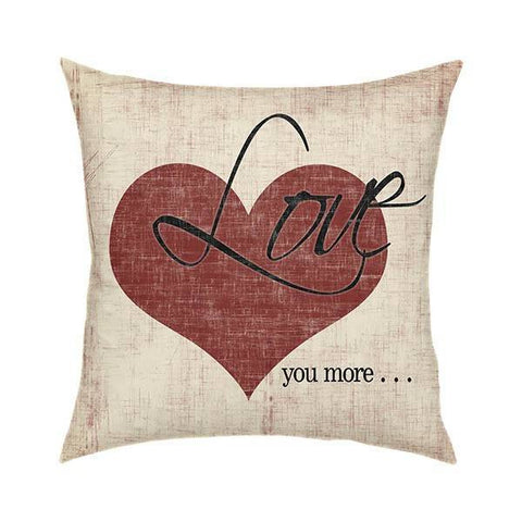 Love You More Pillow Pillow 18x18