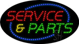 Service and Parts LED Sign 15" Tall x 27" Wide x 1" Deep