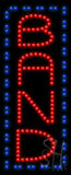 Band Animated Led Sign 11" Tall x 27" Wide x 1" Deep