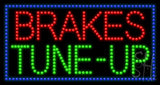 Brakes Tune Up Animated Led Sign 17" Tall x 32" Wide x 1" Deep