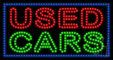 Used Cars Animated Led Sign 17" Tall x 32" Wide x 1" Deep