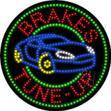 Brakes Tune Up Animated Led Sign 26" Tall x 26" Wide x 1" Deep