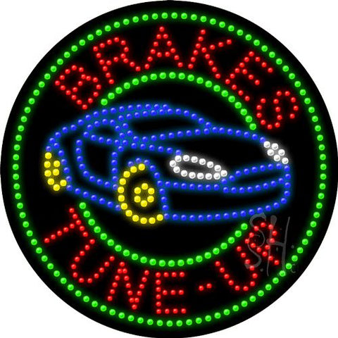 Brakes Tune Up Animated Led Sign 26