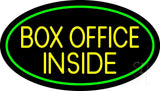 Yellow Box Office Inside Neon Sign 17" Tall x 30" Wide x 3" Deep