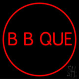 Bb Que Neon Sign 24 " Tall x  24 " Wide x 3" Deep