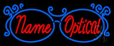 Custom Optical With Glasses Logo Neon Sign 13" Tall x 32" Wide x 3" Deep