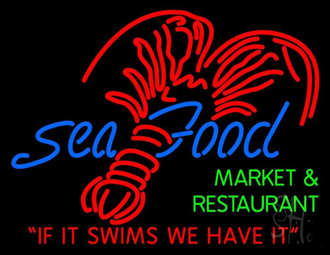 Seafood Neon Sign 24