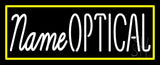 Custom Optical Neon Sign 13" Tall x 32" Wide x 3" Deep