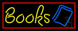 Yellow Books Neon Sign 13" Tall x 32" Wide x 3" Deep